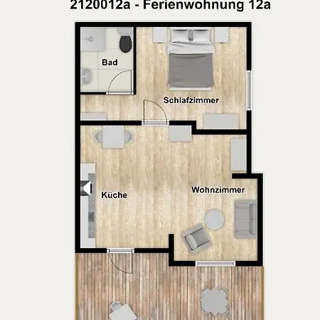 Parkresidenz Concordia 12a Apartman *